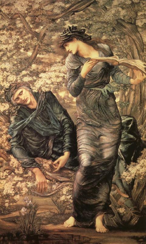 Sir Edward Coley Burne-Jones The Beguiling of Merlin Sweden oil painting art